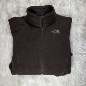 The North Face Brown Zip Up